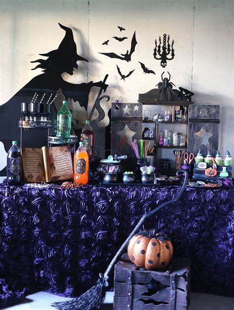 Witch themed halloween party